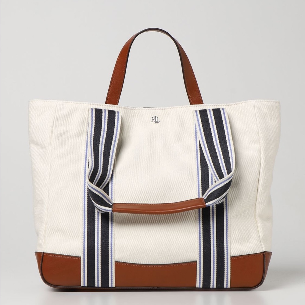 Ralph Lauren Lora Canvas Tote